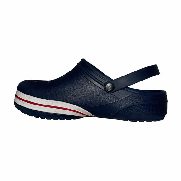 Crocs Jibbitz Navy Red Platform Clogs Unisex J 2 - Picture 4 of 10